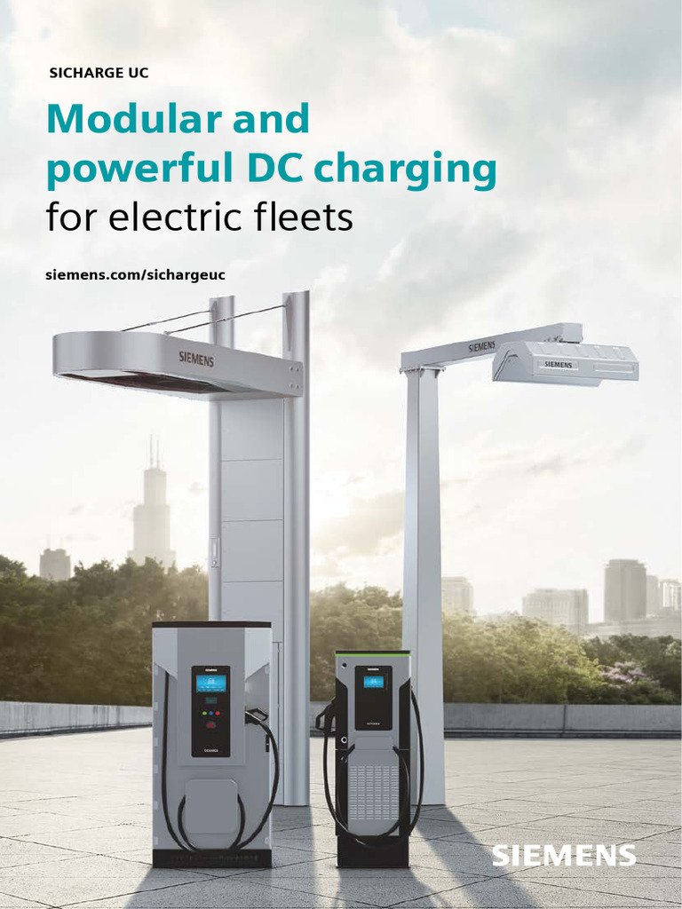 Siemens SICHARGE UC: Modular DC Charging | PDF | Battery Charger ...