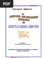 Download Marketing  Advertising Strategy of Nestle India Limited by prasheet SN82010403 doc pdf