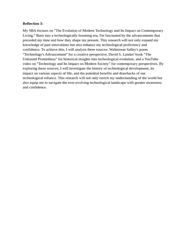 Impact of Technology on Modern Life | PDF