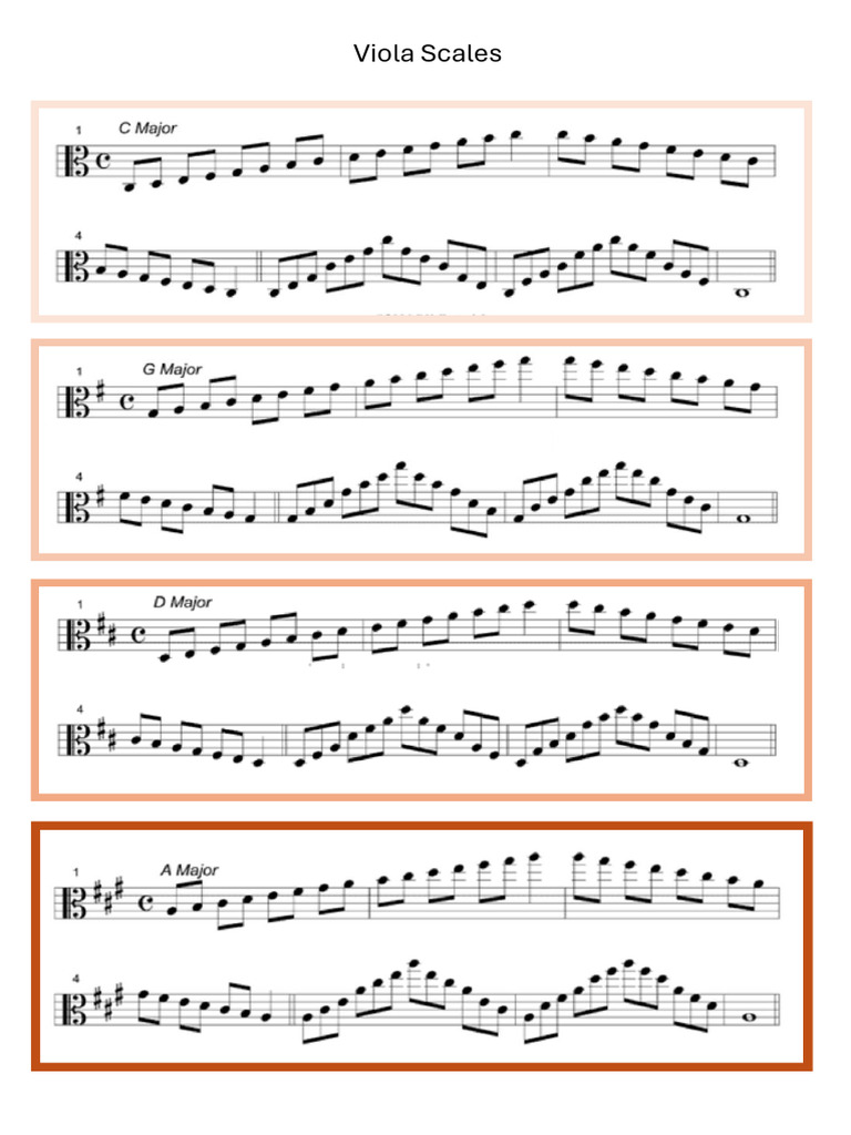 Scala viola | PDF