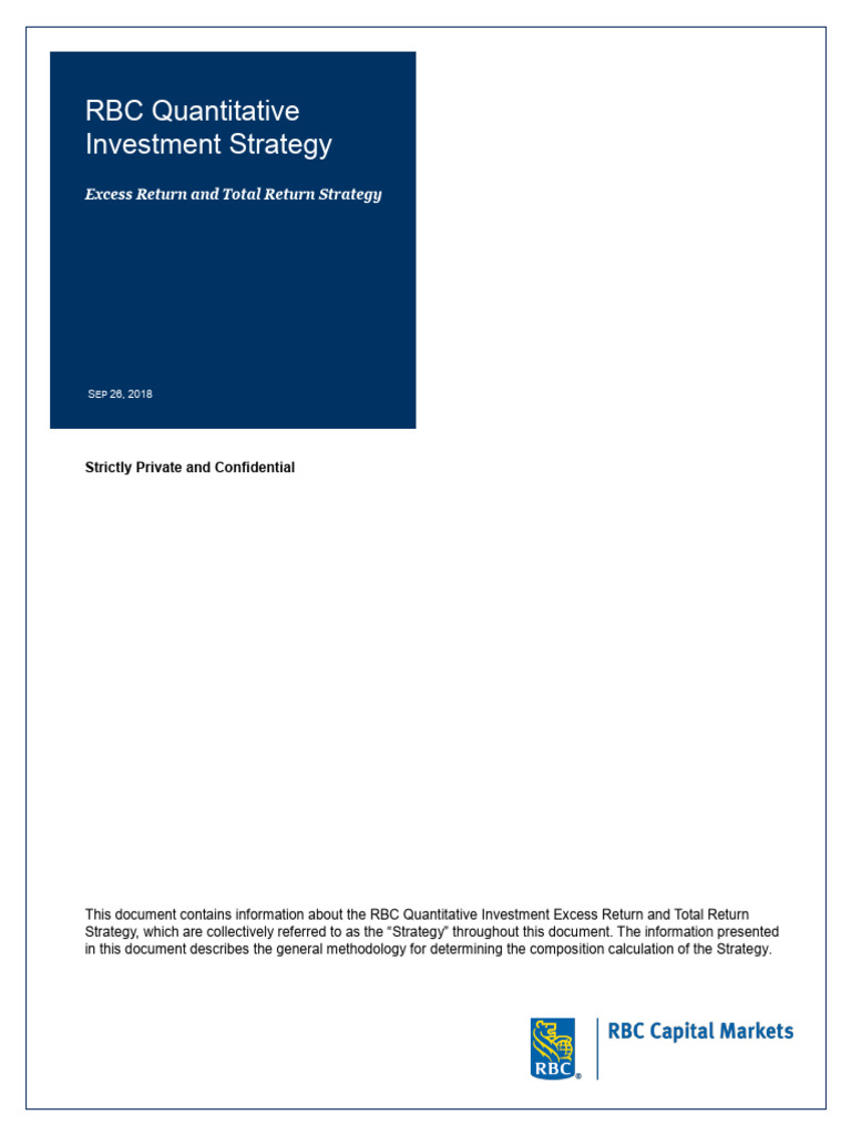 Quantitative Investment Strategy | PDF | Commodity Markets | Futures ...