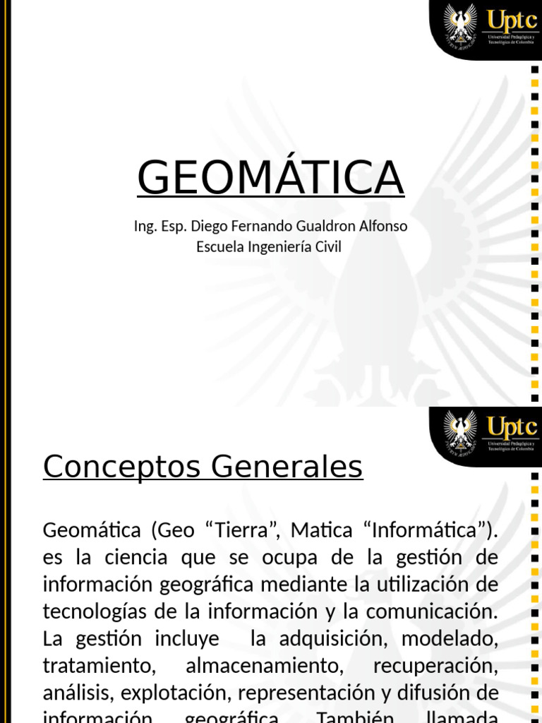 Introducción a la Geomática | PDF | Geomática | Sistema de información ...