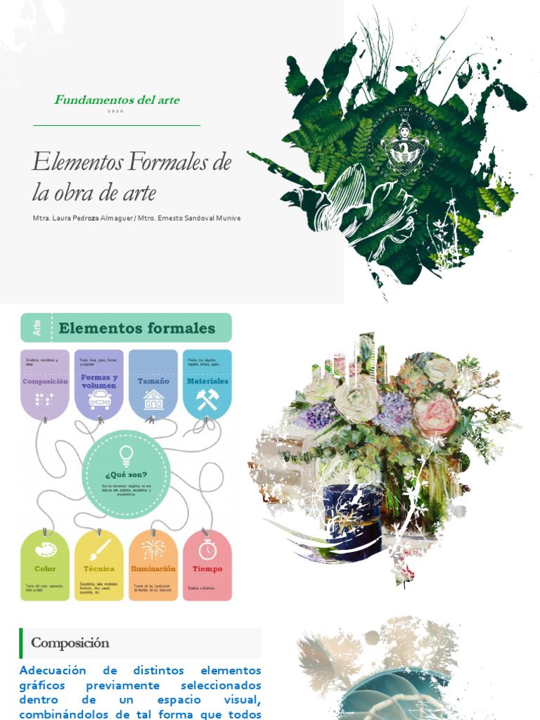 Elementos Clave en Composición Artística | PDF | Color | Composición ...