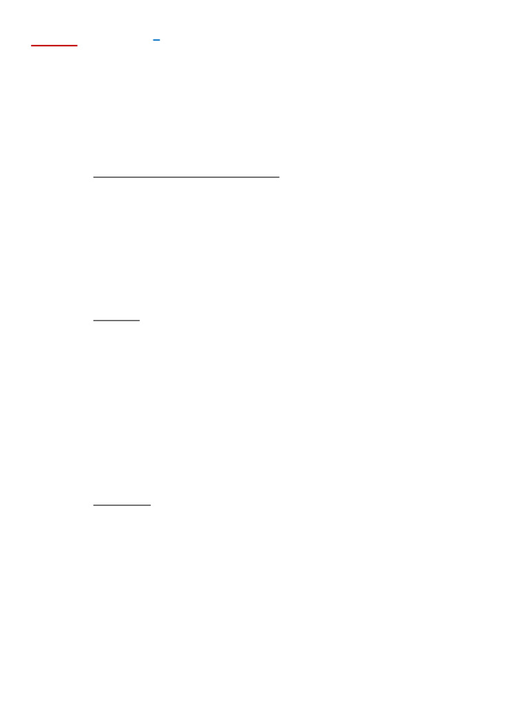 Notes For Week 1 | PDF