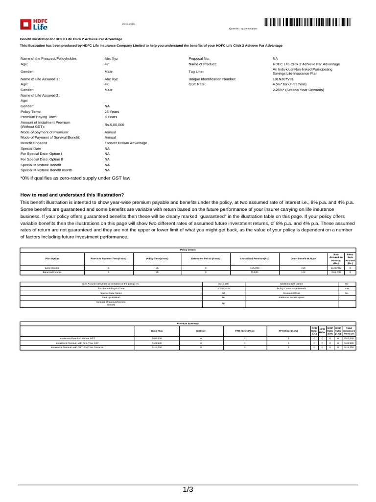 Illustration (10) | PDF | Insurance | Life Insurance