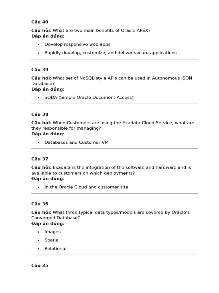 Oracle Cloud Infrastructure Benefits and Features | PDF | Cloud ...