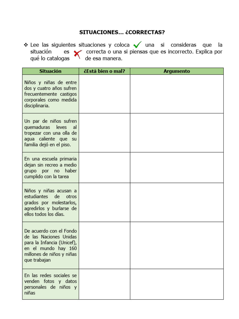 6 Manifiesto A Favor de Los Derechos de La Niñez (2023-2024) | PDF ...