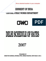 Delhi Schedule of Rates-2007