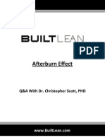 Afterburn Effect of Exercise Transcript