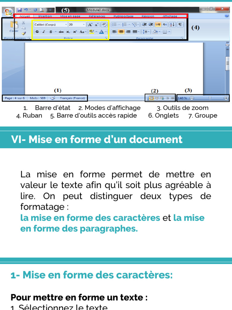 Guide de mise en forme et insertion Word | PDF