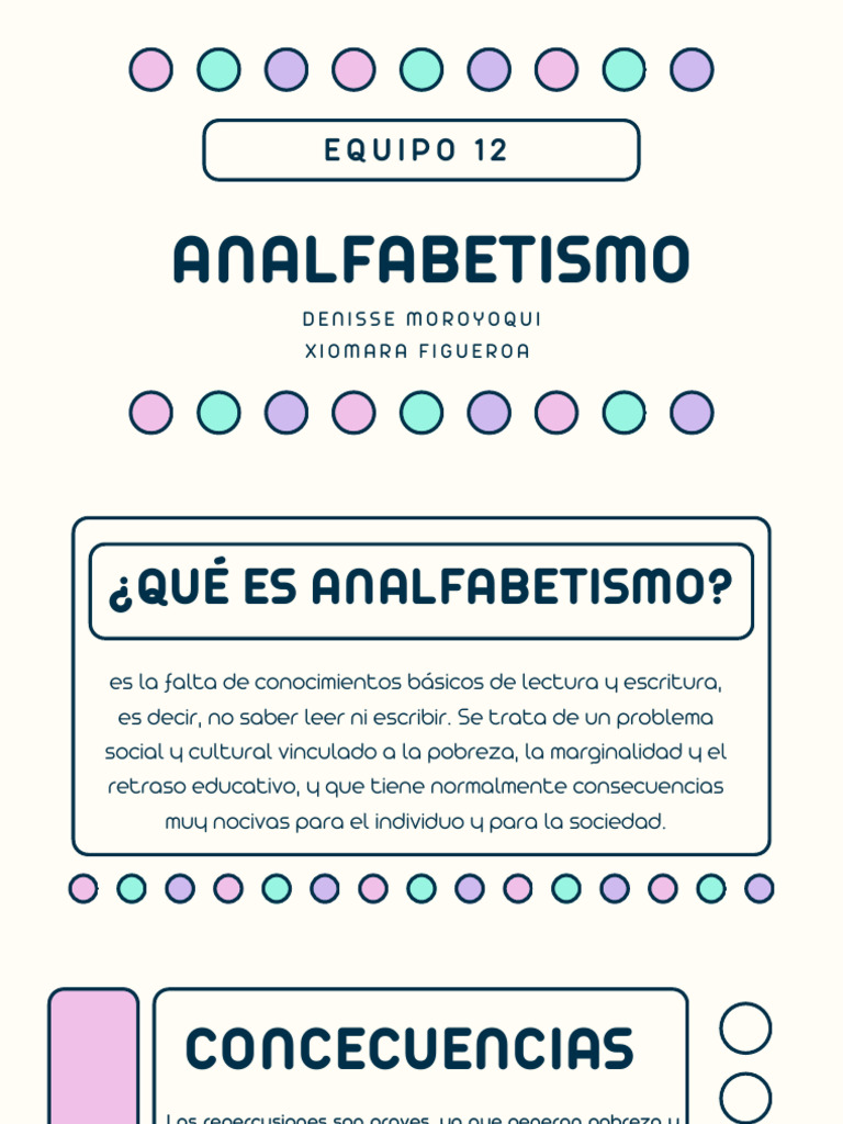 Analfabetismo: Tipos y Consecuencias | PDF