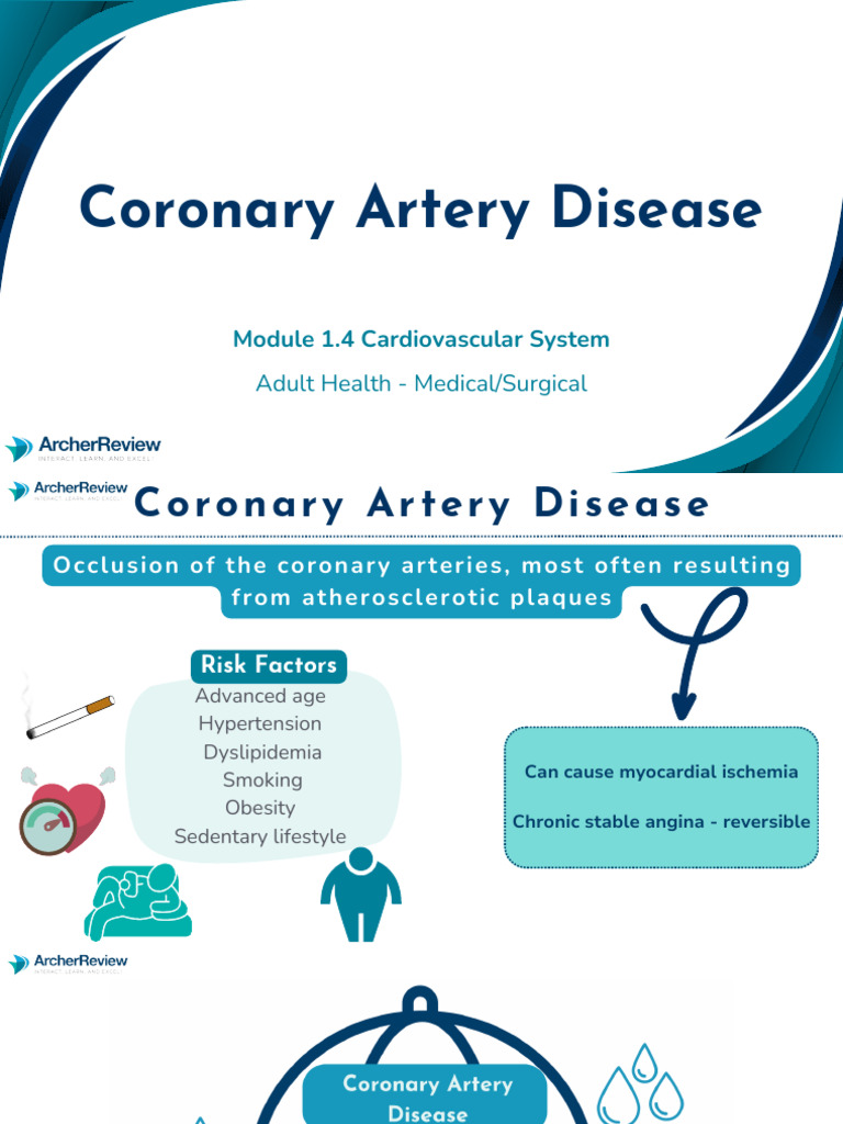 Understanding Coronary Artery Disease | PDF | Myocardial Infarction ...