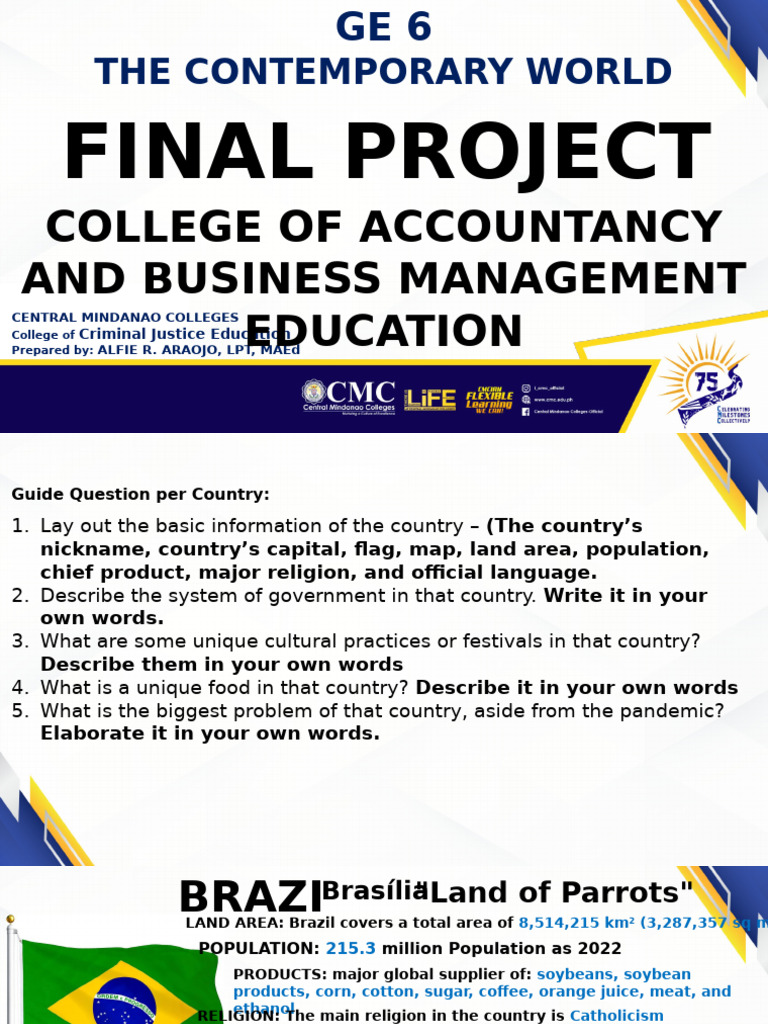 Final Project Ppt Template | PDF