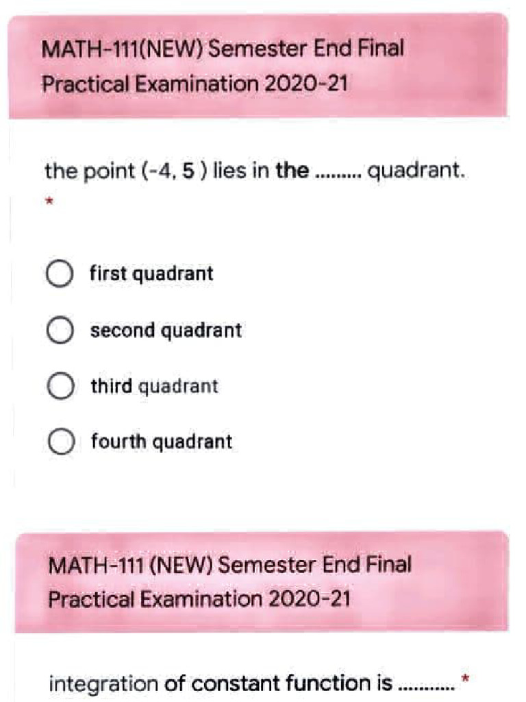 MATH-111 Final Exam Practice Questions | PDF