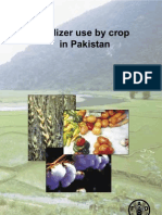 Fertilizer Use by Crop in Pakistan