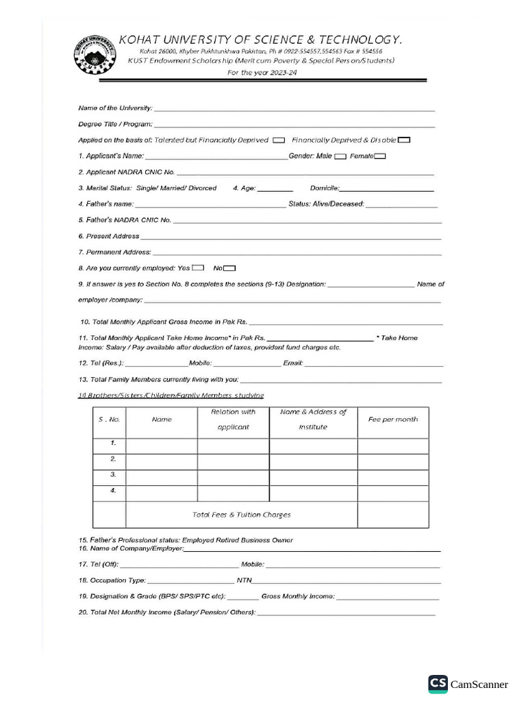 Kustform Document Overview | PDF