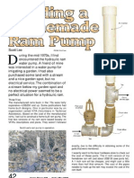 Hydraulic Water Ram Pump - No Electricity Required - Plans - Homemade - Alternative Energy
