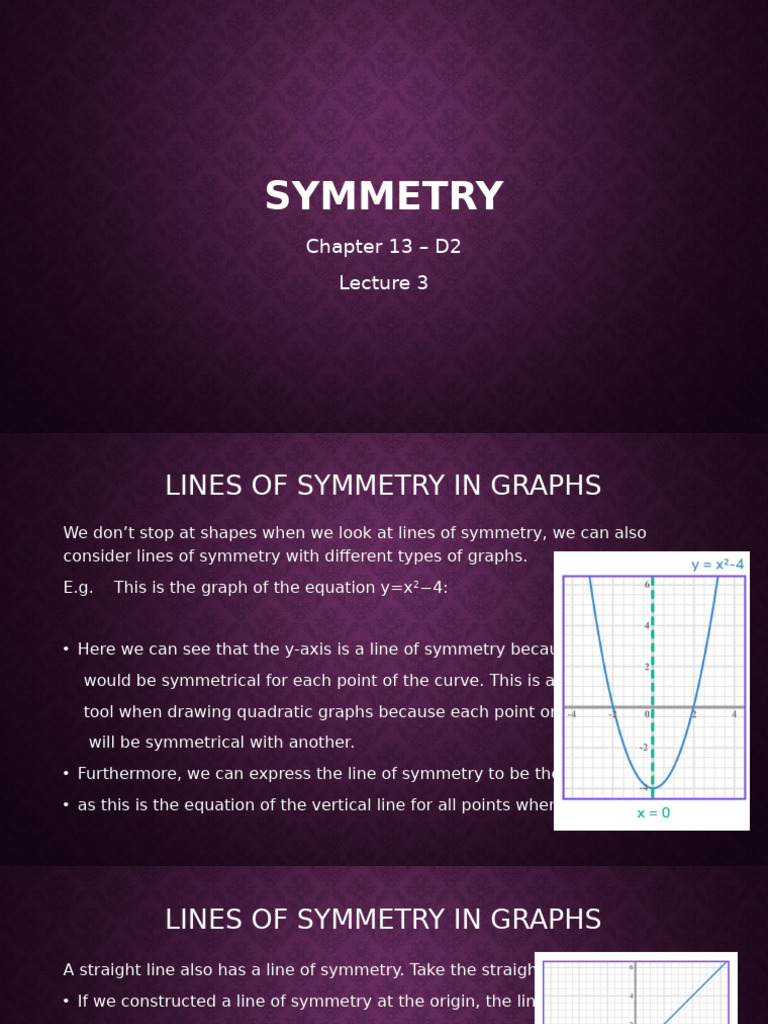 Symmetry-O Level | PDF