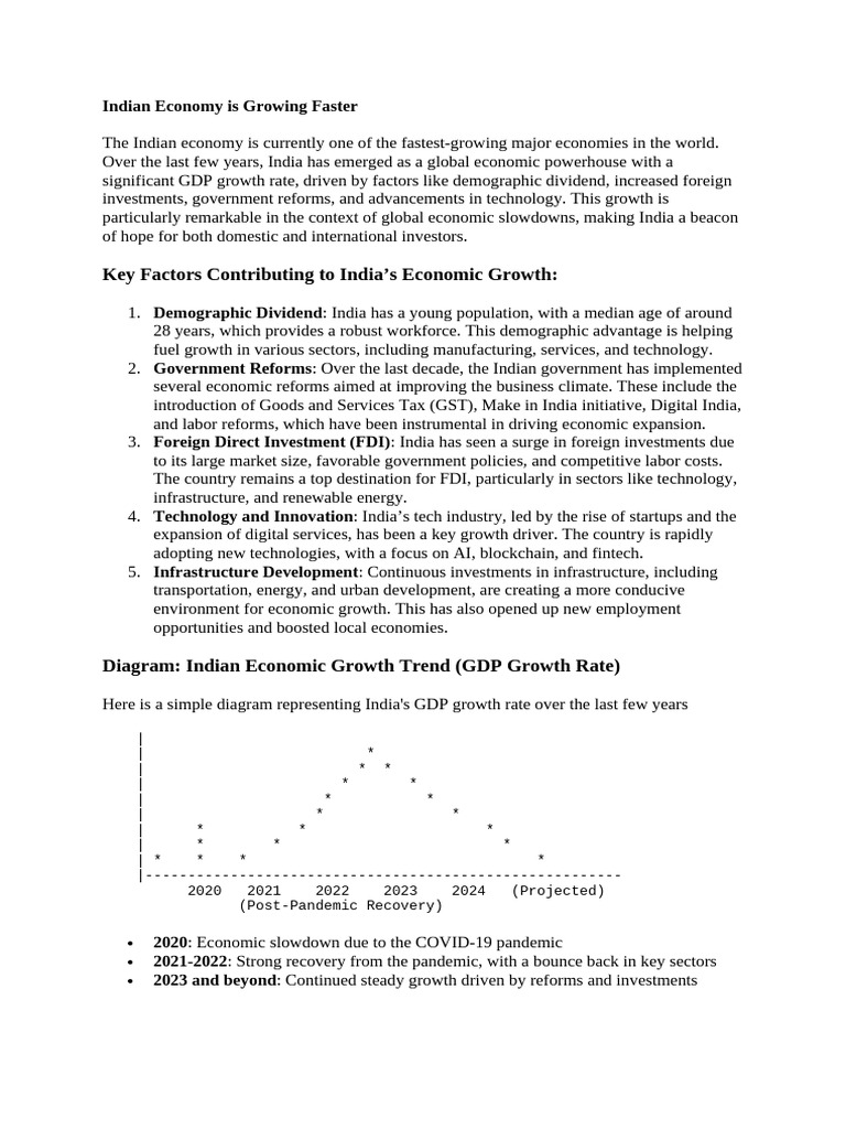 India's Rapid Economic Growth Factors | PDF | Economic Growth | Economy ...