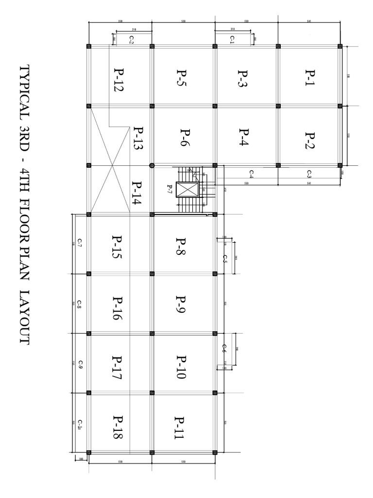 3rd-4th Floor Plan Layout Guide | PDF