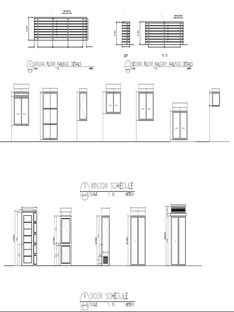 A-6 | PDF | Door | Window