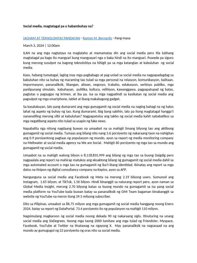 Science Writing Examples | PDF