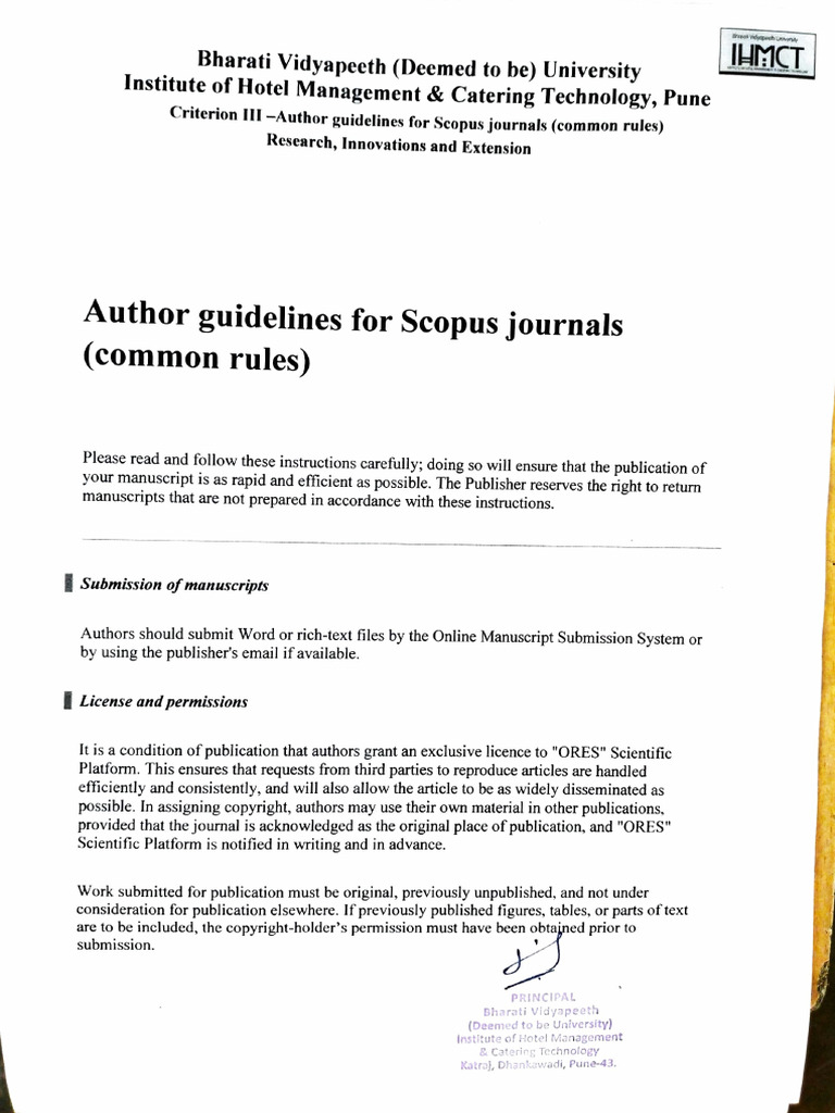 Author Guidelines For Scopus Journal Common Rules 210622 | PDF ...