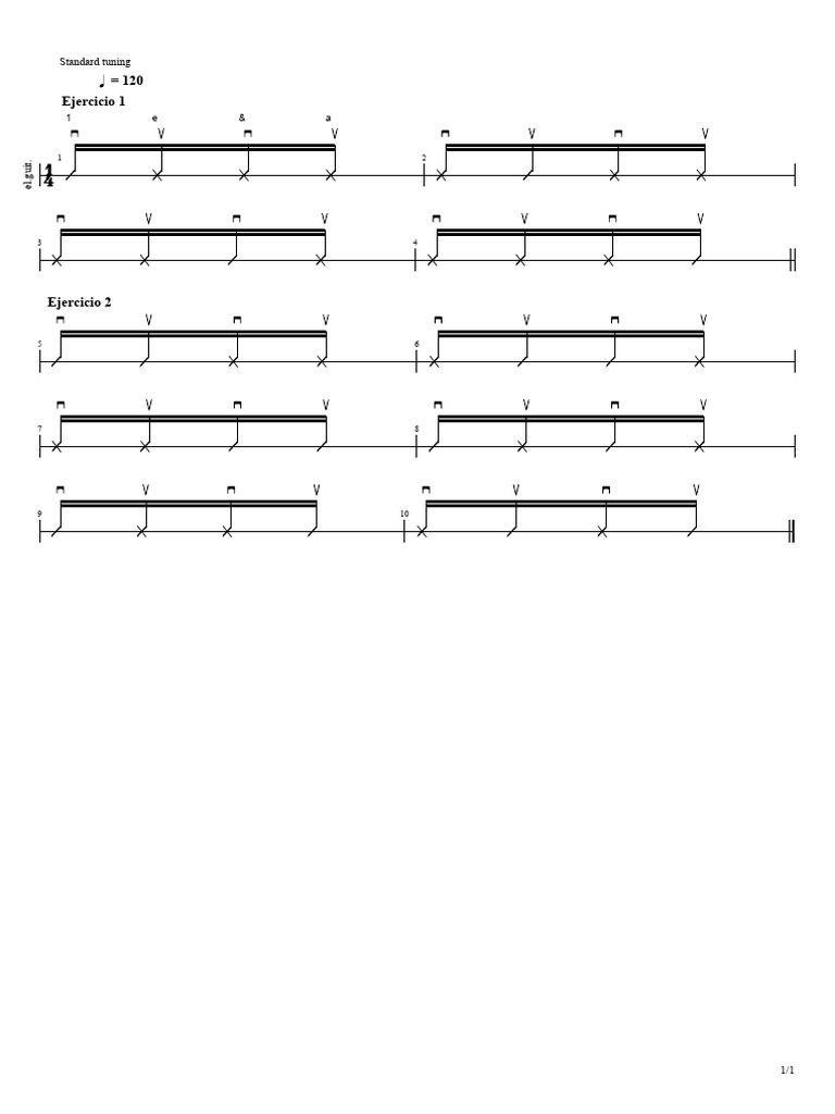 Rhythm Excercises 16th | PDF