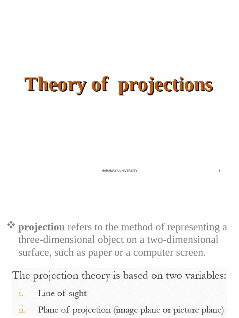 Projection | PDF | Computer Graphics | Euclid