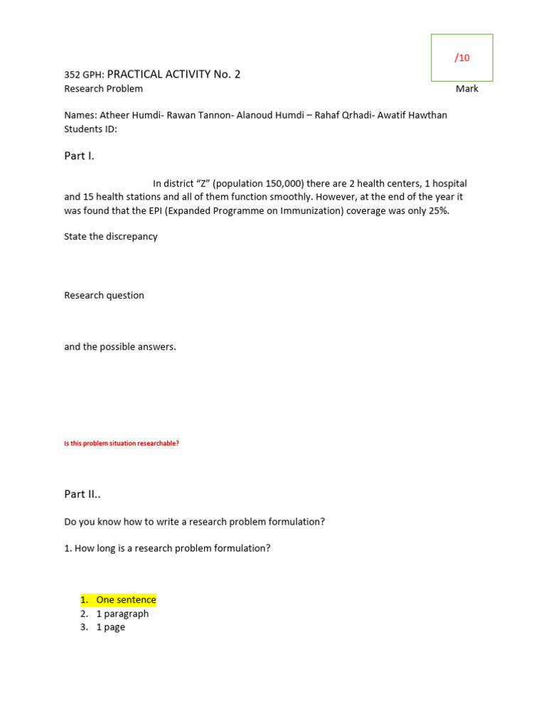 نسخة Practical No.2 2 | PDF | Pediatrics | Medicine