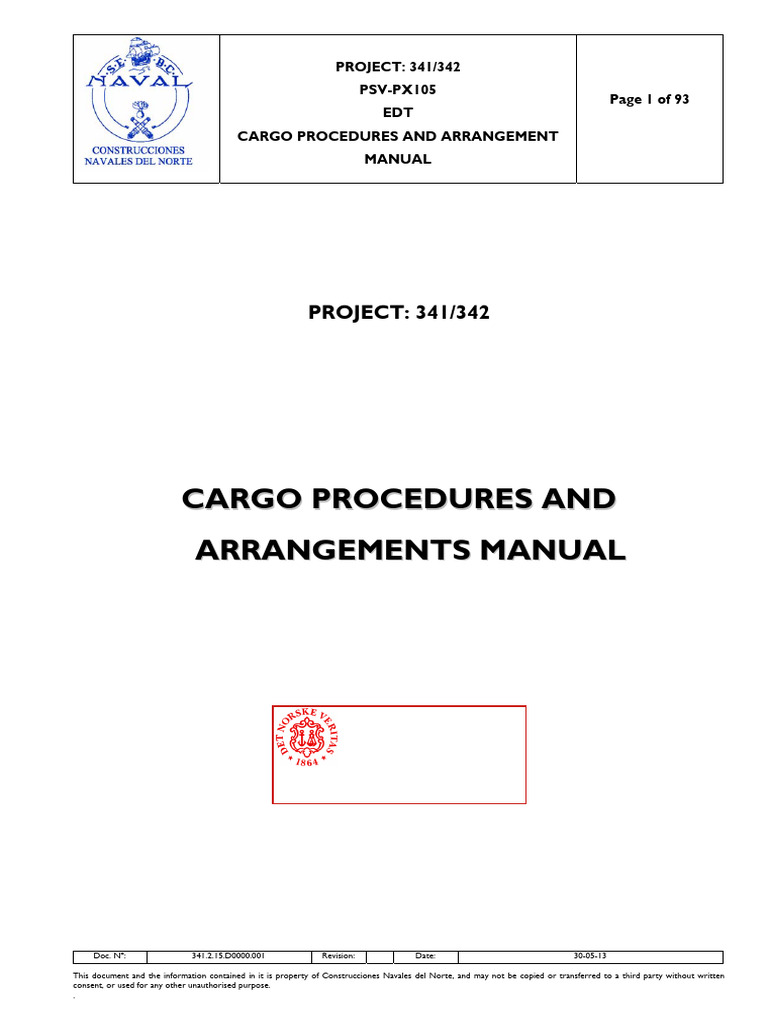 Conv - 341 Cargo Procedures Manualappf | PDF | Shipping