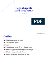Logical Agents: Russell & Norvig - AIMA2e
