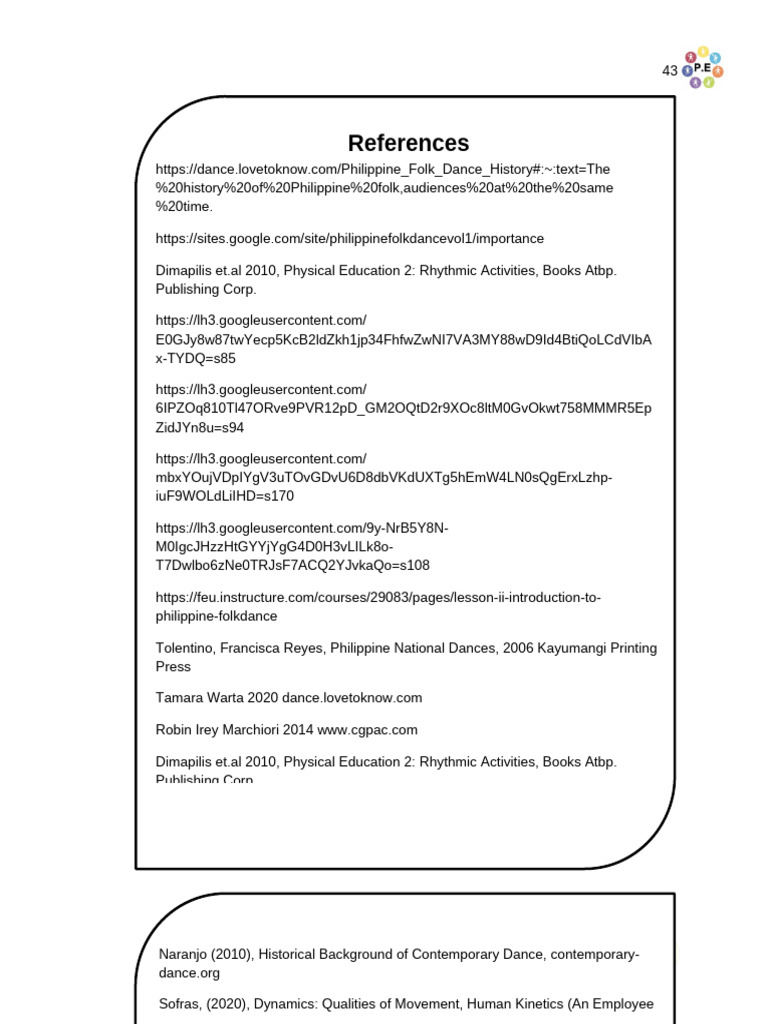 References PE 3 | PDF