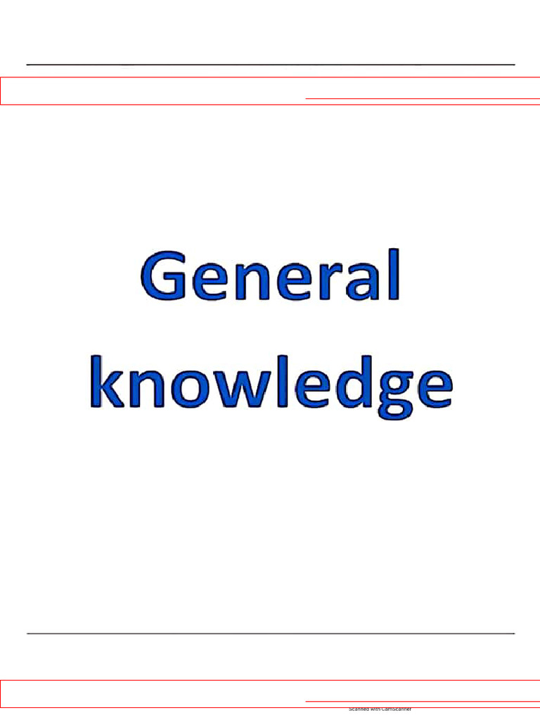 Asf Force General Knowledge Notes Pdf
