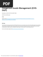 SAP EH&S Dangerous Goods Management Guide | PDF | Dangerous Goods ...