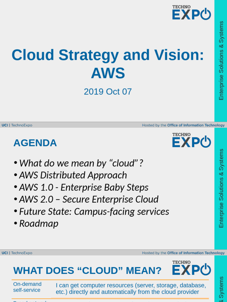 AWS Cloud Strategy Overview | PDF | Cloud Computing | Amazon Web Services