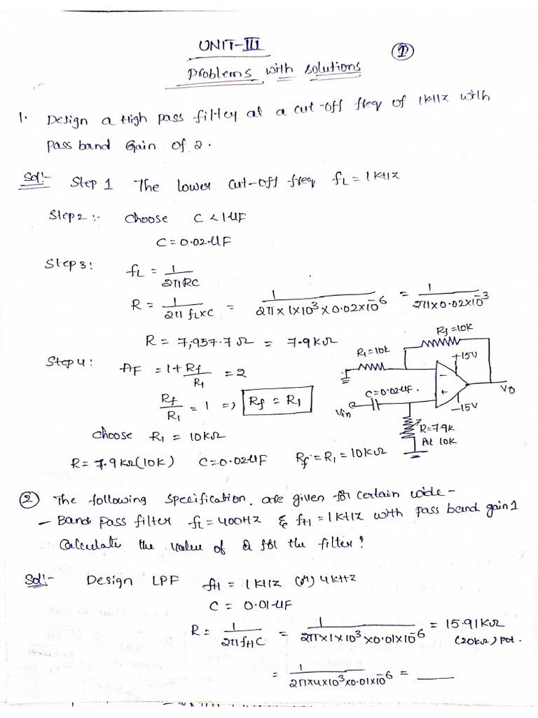 Aica 3RD Unit Problem With Answers | PDF