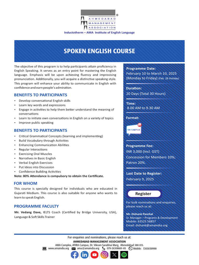 Spoken English Course for Fluency | PDF | English Language | Applied ...