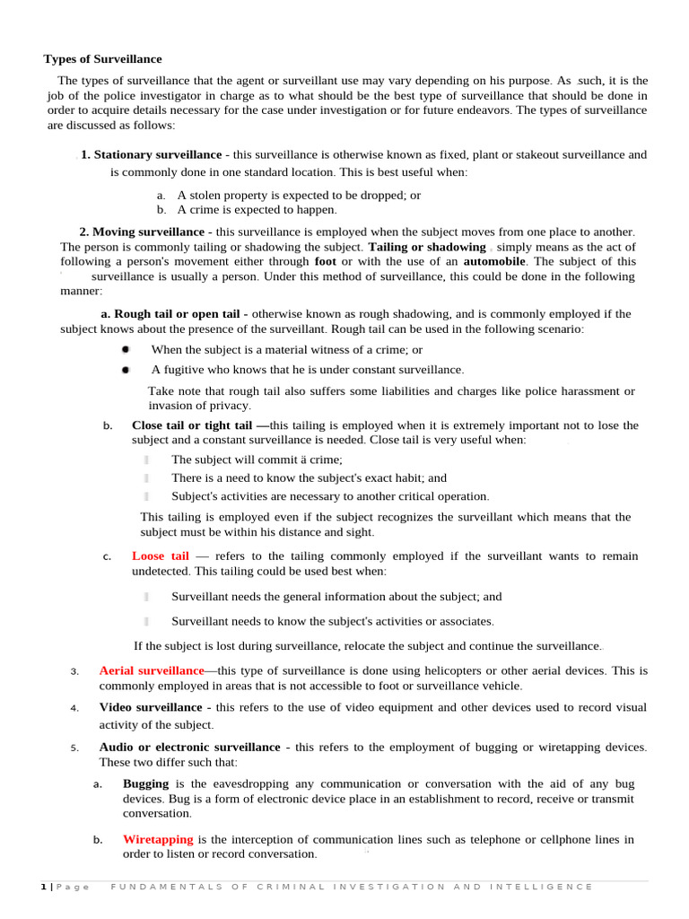 CDI1_SEMI-FINAL NOTES | PDF | Cipher | Surveillance