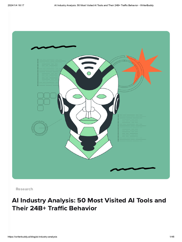 Ai Industry Analysis 50 Most Visited Ai Tools And Their 24b Traffic