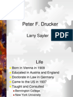 Peter F. Drucker: Larry Sayler