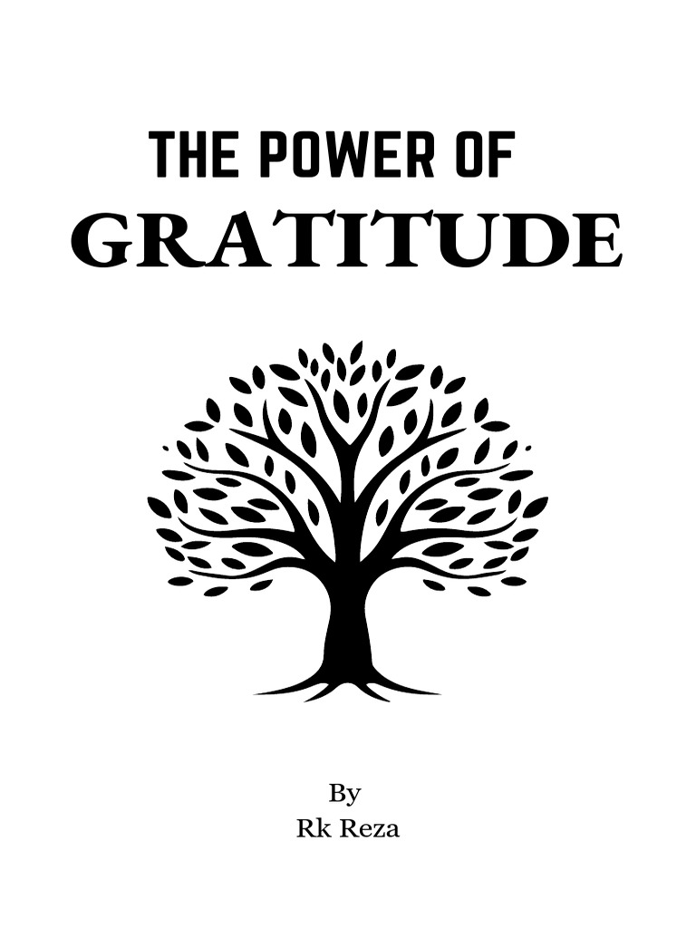 The Power Of Gratitude Pdf Gratitude Mindset