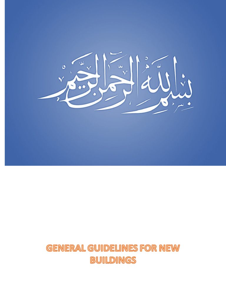 General Guidelines For New Structures | PDF