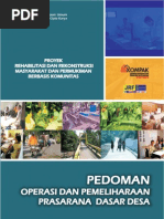 Download Pedoman Operasi Dan Pemeliharaan Prasarana Dasar Desa by ariskoe248 SN82026873 doc pdf