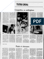 Dzi Croquettes, os andróginos [Correio da Manhã, 3 de Dezembro de 1972]