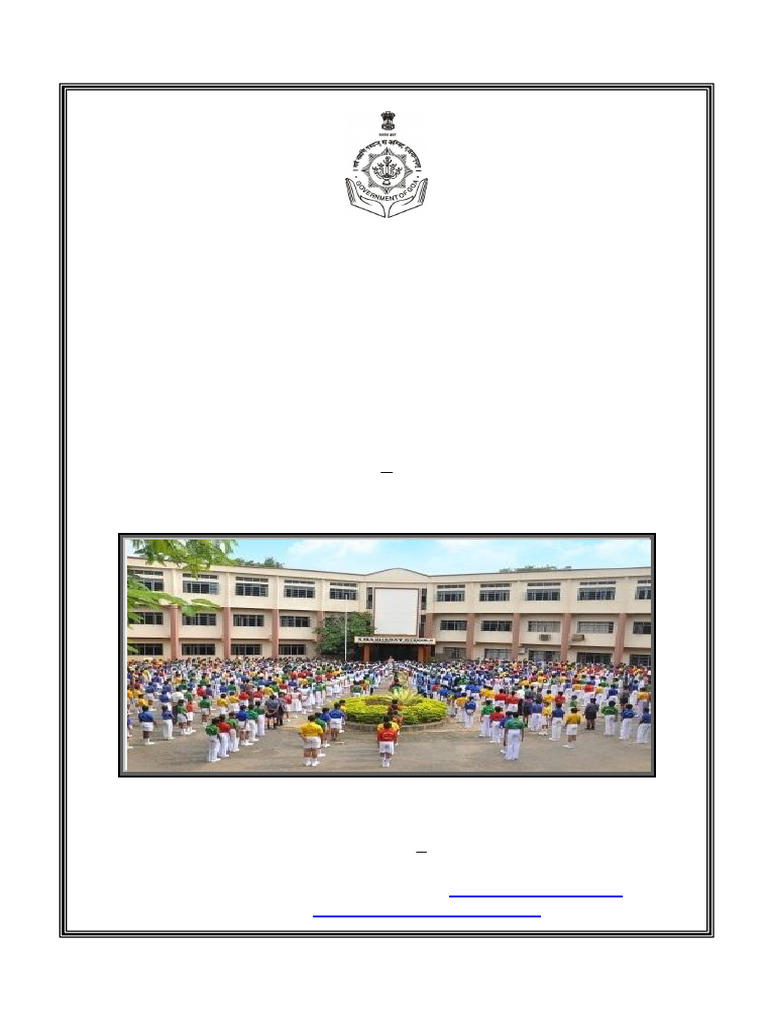 Goa Recognized Educational Institutions 2015-2016 | PDF | Linguistics ...