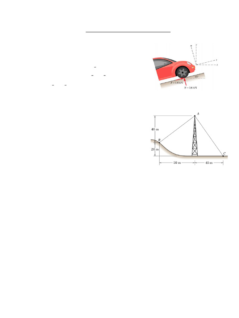 2D Force Systems Practice Problems | PDF