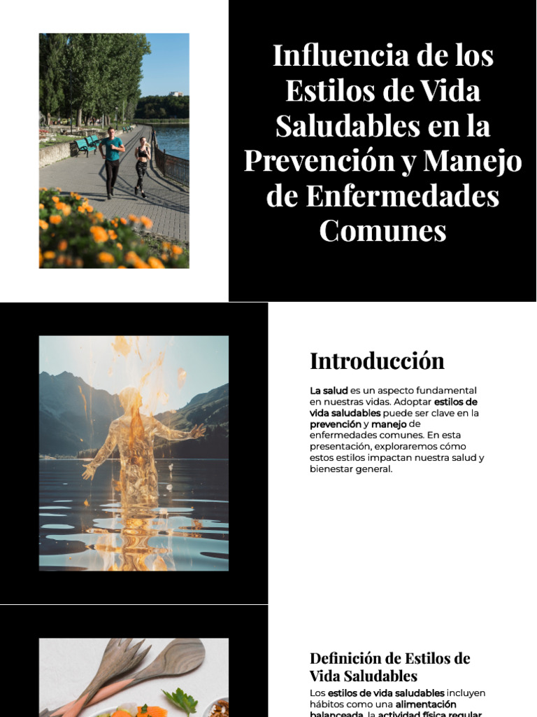 Slidesgo Impacto de Los Estilos de Vida Saludable en La Prevencion y ...