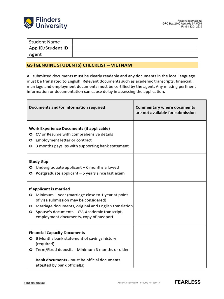 GS Checklist - Vietnam - V1 December 2024 | PDF | Banks