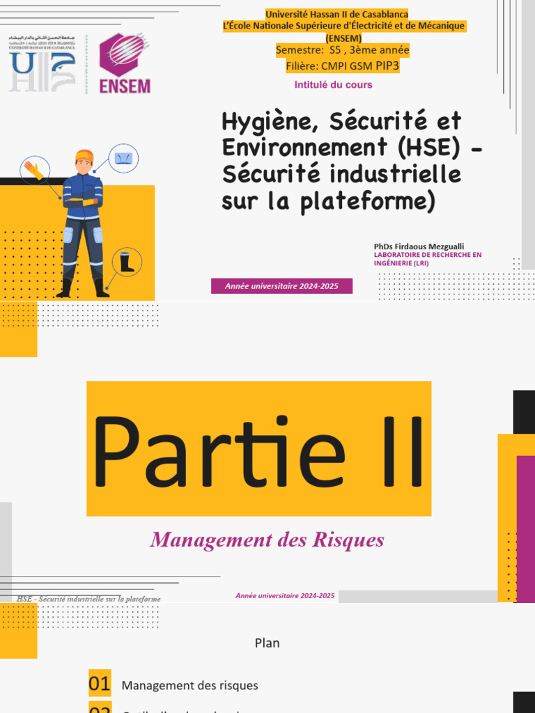 Management des Risques en HSE | PDF | Gestion des risques | Risque